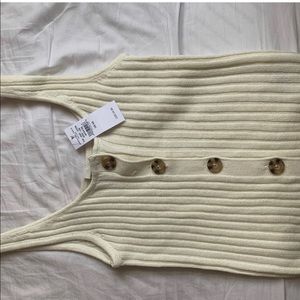 American Eagle buttoned tank top